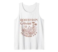 Colossians 2:7 Roots in Christ Scripture Christian Vintage Tank Top