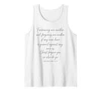 Colossians 3:13 Forgiving One Another Christ Forgave You God Tank Top