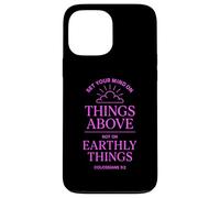 Colossians 3:2 Bible Verse Christian Heaven Things Above God Case for iPhone 13 Pro Max