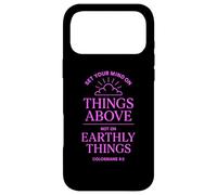 Colossians 3:2 Bible Verse Christian Heaven Things Above God Case for iPhone 17 Pro Max