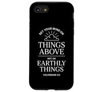 Colossians 3:2 Bible Verse Christian Heaven Things Above God Case for iPhone SE (2020) / 7/8