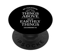 Colossians 3:2 Bible Verse Christian Heaven Things Above God PopSockets Adhesive PopGrip