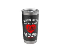 Colossians 3:23 - Whatever You do, do with All Your Heart. Stainless Steel Insulated Tumbler