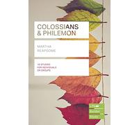 Colossians & Philemon (Lifebuilder Study Guides) (Lifebuilder Bible Study Guides)