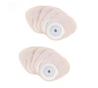 Colostomy Bags - Pack of 10 Disposable Ostomy Bags with Skin-Friendly Hydrocolloid Adhesive, Transparent Self-Sealing Pouch for Leak Protection, One-Piece System with Odor Barrier (15-60mm Cut)
