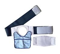 Colostomy Belt for Men Women Adjustable Ostomy Stoma Support Belt with Removable Outer Pocket and Protective Cover for Ileostomy Urostomy Bag Holder(XL)