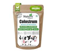 Colostrum Powder | 100 Servings | 50% IgG | Freeze-Dried | First 4-6 Hour Milking Grass Fed Colostrum - Bovine Colostrum, Gut Health Bloating Immunity Skin & Hair, Keto, Gluten & Fat Free (3.5 Oz)