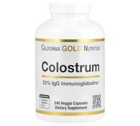 Colostrum with 20% IgG Immunoglobulins, 240 Veggie Capsules, California Gold Nutrition