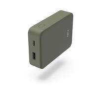 Hama Colour 10 Power Pack, 10000 mAh, 2 Outputs: USB-C, USB-A, green