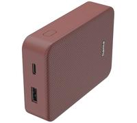 "Colour 10" Power Pack, 10000 mAh, 2 Outputs: USB-C, USB-A, red