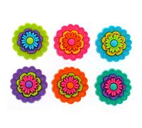 Colour 3D Flowers - Floral Revolution - Novelty Craft Buttons & Embellishments by Dress It Up