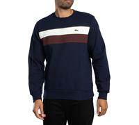 Colour Block Fleece Sweatshirt Blue Marine M