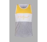 Colour Block Hot Foot Printed Vest Enorsia Yellow M