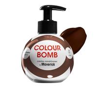Colour Bomb by Maverick Deep Chestnut Hair Colour Depositing Conditioner 250ml - Vibrant Gloss & Shine, Softening & Nourishing Colour Refresh Treatment, No Mix, Vegan, Ammonia & Peroxide Free