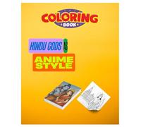 Colour Book: Colour Hindu gods in anime style