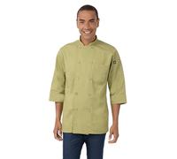 Colour by Chef Works JLCL-LIM-M 3/4 Sleeve Jacket, Medium, Green