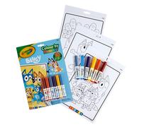 Colour by Numbers - Bluey (Includes 16 Colouring Pages and 6 Mini-Markers) | Early Years Educational Colouring Fun | For Ages 3+