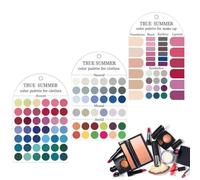Colour Card Set for Colour Palettes Colour Matching and Coordination | Wardrobe Color Matching Cards for School, Shopping, Travel, Wardrobe, Makeup