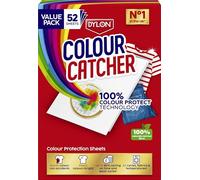 Colour Catcher Protection Sheets (1 pack x 52 sheets), Catcher Sheets for Mixed Colour Washes to Avoid Colour Run Accidents, Made of 100% Naturally-Derived & Biodegradable Fibres
