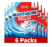 Colour Catcher Dylon Washing Machine Cleaner, 6 Treatments, 5-in-1 Washing Machine Cleaner, Freshener and Limescale Remover for Cleaning Washing Machines, 6 Pack