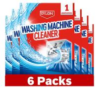 Colour Catcher Dylon Washing Machine Cleaner 6 Treatments 5-in-1 Washing Machine Cleaner Freshener and Limescale Remover for Cleaning Washing Machines