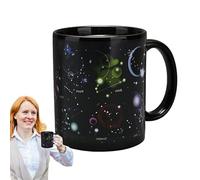 Colour Changing Ceramic Mugs | Heat Sensitive Magic Reveal Cups | Zodiac Constellation Design for Coffee, Tea and Hot Drinks, for Girls, Men and Women