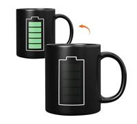 Colour Changing Coffee Cup: Ceramic Sublimation Heat Cup - One that changes color in response to a temperature of 300ml. Contains hidden messages, a magic coffee mug