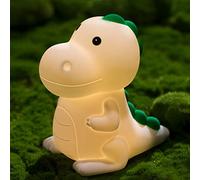 Colour Changing Dinosaur Night Light, USB Dinosaur Night Lamps Rechargeable Cartoon Bedroom Sleep Lightings Desktop Ornament Decorative Table Lights Colorful Dimming for Kids