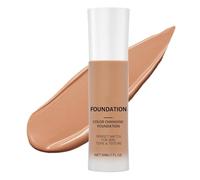 Colour Changing Foundation, 30ml Colour Changing and Moisturizing Foundation, Mature Skin Liquid Makeup for Skin Pimple Blemishes Imperfections Brighten Tone Beauty