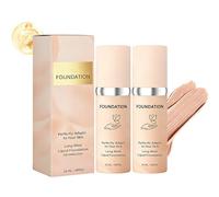 Colour Changing Foundation, 30ml Foundation For Mature Skin, Medium Spectrum With SPF50, Hydrating Medium Full Coverage Concealer, Long-Lasting & Waterproof Light Spectrum Foundations For Women (2PCS)