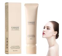 Colour Changing Foundation,4 in 1 Color Chan/ging Mature Skin Foundat/ion,Flawless Colour Changing Founda/tion Makeup,Moisturizing Liquid Found/ation,Foun/dation Full Coverage
