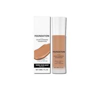 Colour Changing Foundation for Mature Skin, Hydrating Liquid Foundation with Colour Correcting, Lightweight Buildable Coverage, Natural Finish for Women, 30ml (Dark Skin Tone)