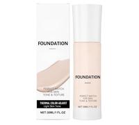 Colour Changing Foundation for Mature Skin - Lightweight Liquid Makeup, Colour Match Foundation for Medium Skin Tone, Gentle Natural Finish, Travel Size 30ml Daily Face Base (Light)