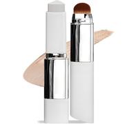 Colour Changing Foundation, Foundation Stick, Buildable Coverage with Collagen Complex, Includes Detachable Brush, for All Skin Types (Natural)