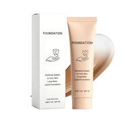 Colour Changing Foundation - Intelligent Color Correcting Foundation for Dark Skin - Tone-Adapting Liquid Foundation, Natural Lightweight Base with Moisturising Feel, Buildable Coverage Daily Makeup