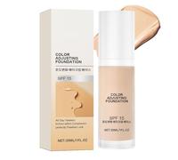 Colour Changing Foundation, Intelligent Color Correcting Foundation for Mature Skin, Fits Skin Tone, Lightweight Texture, Buildable Formula, Medium Coverage, Long-Lasting Natural Finish (1PC)
