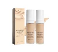 Colour Changing Foundation, Long Lasting Liquid Makeup with Natural Finish, Lightweight Breathable Texture, Moisturising Tone Adjusting Concealer for Women & Ladies, Daily Wear Face Base (2pc)