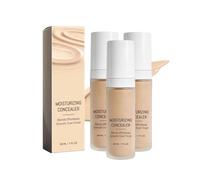 Colour Changing Foundation, Long Lasting Liquid Makeup with Natural Finish, Lightweight Breathable Texture, Moisturising Tone Adjusting Concealer for Women & Ladies, Daily Wear Face Base (3pc)