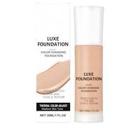 Colour Changing Foundation Mature Skin, Color Changing Foundation, Flawless, Long-Lasting Hydrating, Waterproof, Buildable Coverage (30ml)