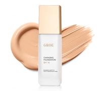 Colour Changing Foundation SPF 15, Changing Foundation for Mature Skin Liquid Makeup, Foundation Lightweight Hydrating Skin Tint, Suitable for Light to Medium Skin Tones