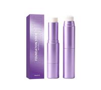 Colour Changing Foundation Stick - 2-in-1 Foundation Stick from 50 with Brush for Mature Skin with Automatic Colour Adjustment, Weightless Feel & Natural Glow (Natural)