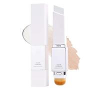 Colour Changing Foundation Stick, Korean Colour Changing Foundation with Detachable Brush, Medium To Full Coverage Base Makeup, Lightweight Texture, Long-Lasting Natural Finish (Medium)