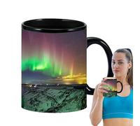 Colour Changing Heat Sensitive | Ceramic Coffee Detector - Fantastic Coffee, Tea, Magic Color Change and Borealis Design for Boys, Girls, Men and Women