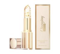 Colour Changing Lip Balm, Moisturising Glow Stick, 3.5 g Large Size Long-Lasting Gloss with Safety, Gold Lip Stain Makeup with Comfort, Modern Beauty Design Style, Cosmetic for Women Sensitive Dry