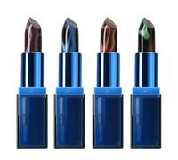Colour-changing lipstick, 4-fold tinted lip balm, long-lasting light care with nourishing moisture for natural look in everyday life