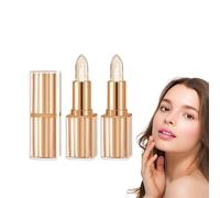 Colour Changing Lipstick, Lip Stain Long Lasting, Tinted Lip Balm, Lipstick Sets for Women, Suitable for All Skin Tones, Create a Charming Look, Moist, Gold leaf