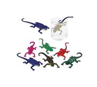 Colour Changing Lizards 15cm - 6 Assorted Designs, Heat Sensitive Stretchy Toy Lizards, Sensory Fidget Toys for Kids, Party Bag Fillers, Classroom Rewards, Birthday Gifts & Prizes(PACK of 12)