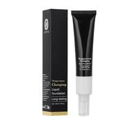 Colour Changing Makeup, 40 ml Concealer Foundation, Temperature Adaptive Blend with Natural Finish, Lightweight Cosmetic Accessory with Smooth Texture, Portable Utility for Women Girls Beginners Home