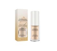 Colour Changing Mature Skin Foundation, Flawless Color Changing Warm Skin Tone Foundation, Waterproof Naturally Blends Moisturizing Foundation Makeup Base Nude Concealer Full Coverage Spf (1PC, 30ml)