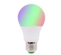 Colour Changing RGB E27 Dimmable LED Bulb 10W, RGB + Daylight Cool White 6500K, 16 Color, Memory Function, Edison Screw Light Bulb for Home Party